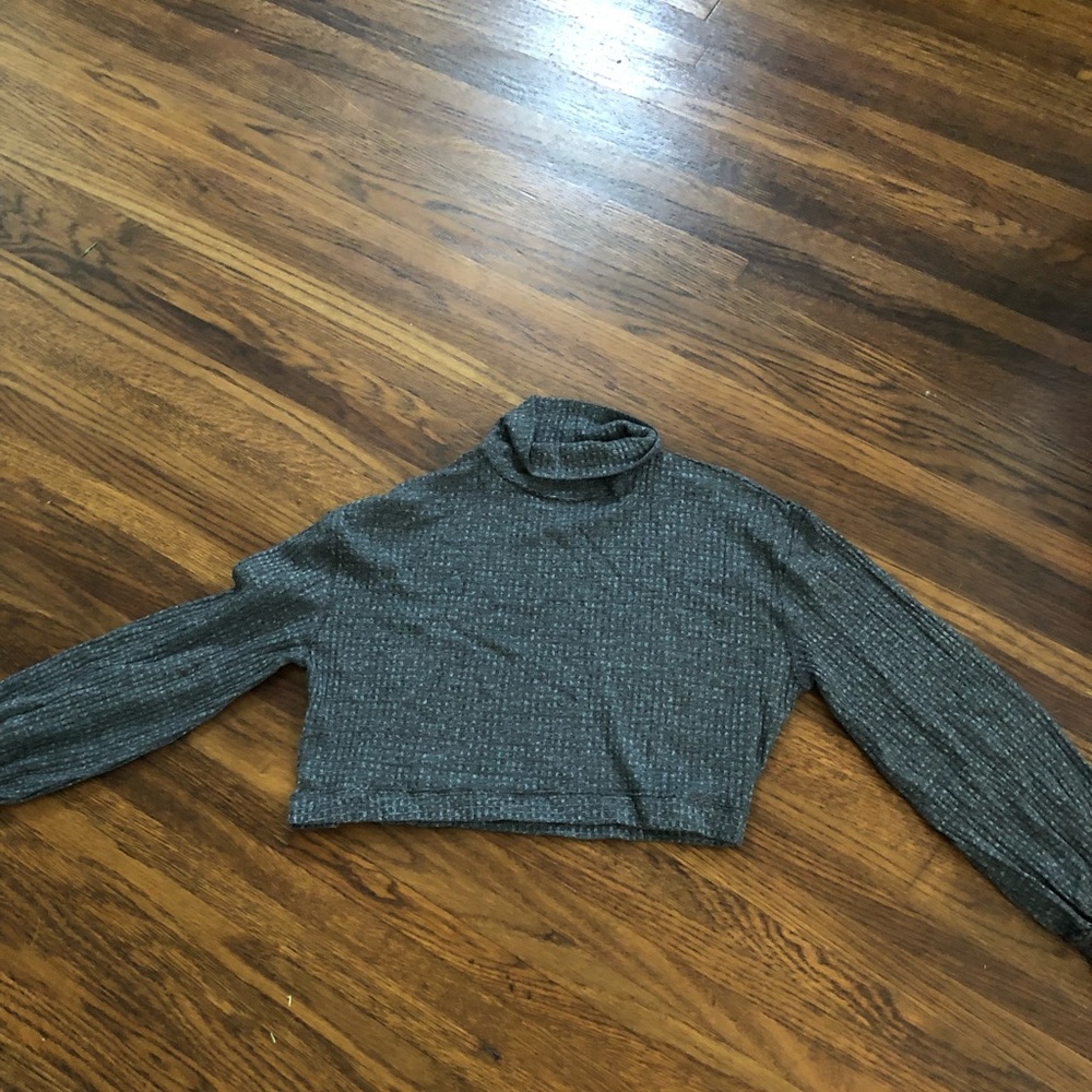 Free people cropped turtle neck